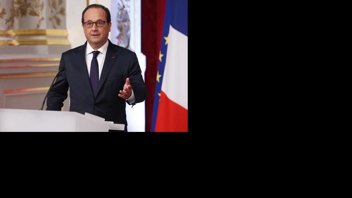 <cutline_leadin>El presidente</cutline_leadin> francés, François Hollande, anunció el viernes que cazas franceses realizaron los primeros bombardeos contra posiciones yihadistas del EI en Irak.<252><252>