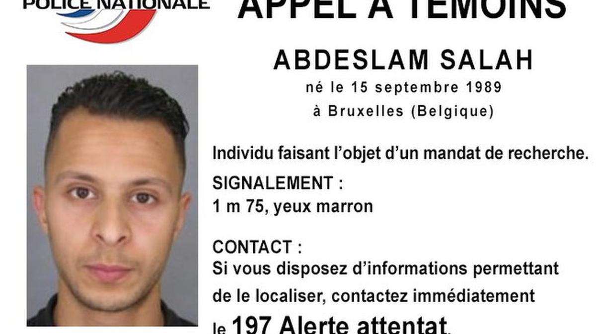 Abdeslam Salah en la foto difundida este domingo por las autoridades francesas. 