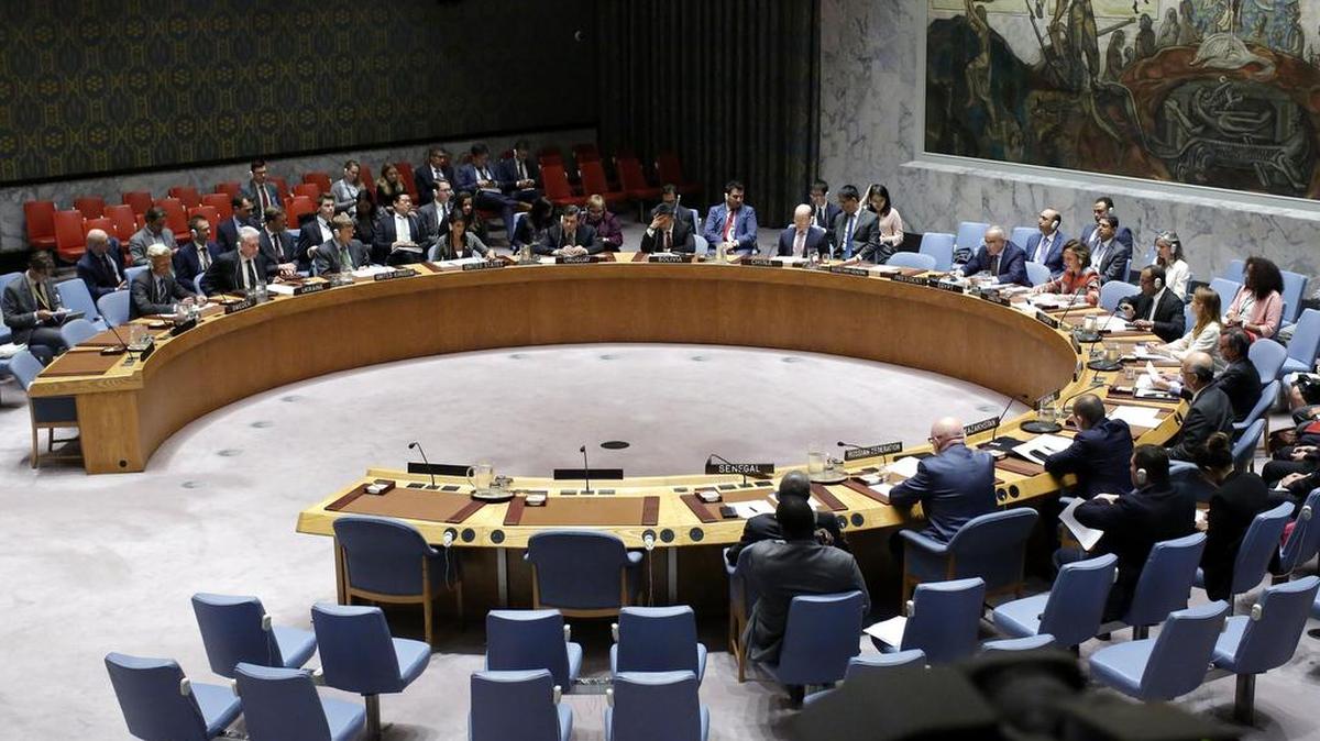 El Consejo de Seguridad de la ONU celebra una reunión de emergencia sobre el último lanzamiento de misiles de Corea del Norte, el 29 de agosto de 2017 en la sede de la ONU en Nueva York.