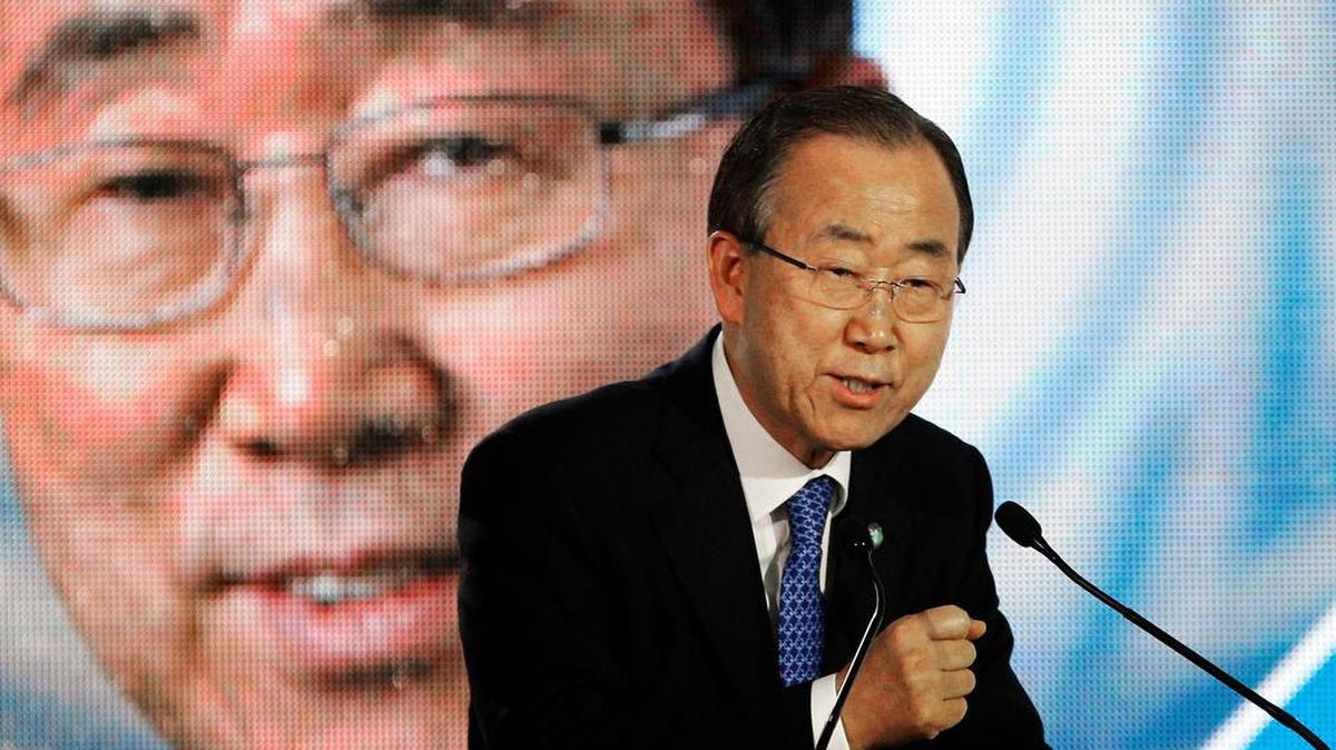 El secretario general de Naciones Unidas, Ban Ki-moon, felicitó el martes al gobierno colombiano y a las FARC por el acuerdo para retirar de las filas de la guerrilla a los menores de 15 años. Foto de archivo.