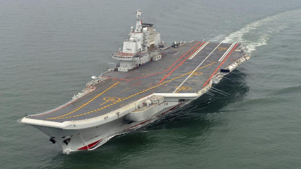 El portaaviones chino Liaoning en una foto de archivo de 2012.