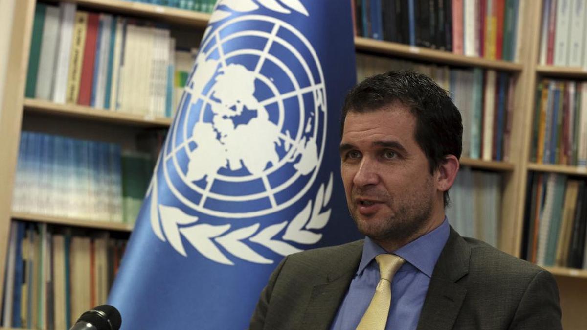 El relator especial de la ONU para la Tortura, Nils Melzer, habla en Ankara sobre el caso de las denuncias en Turquía.