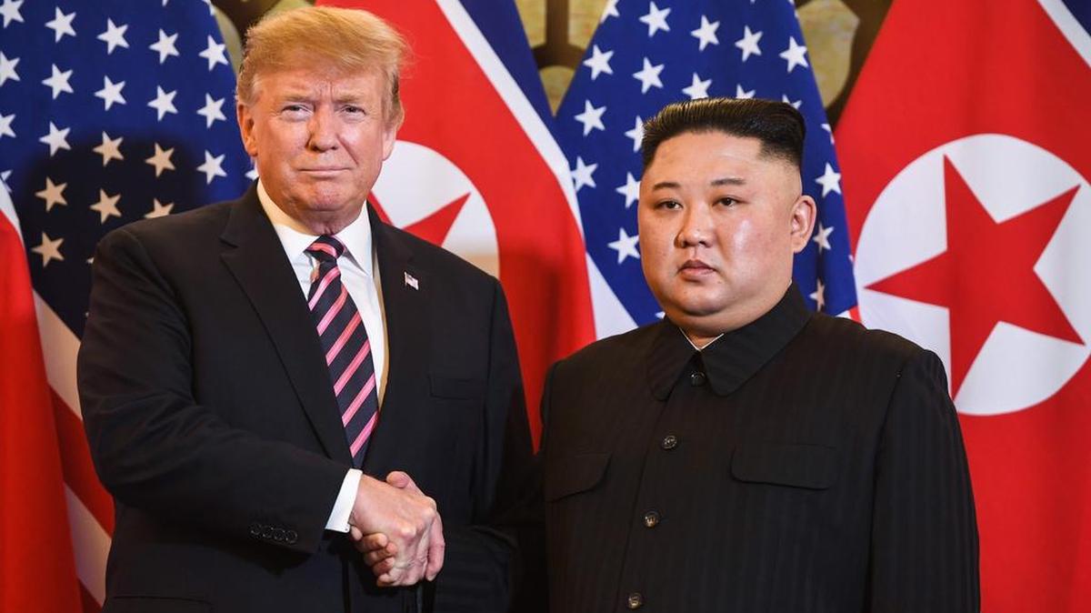 Donald Trump, y el líder norcoreano, Kim Jong-un.