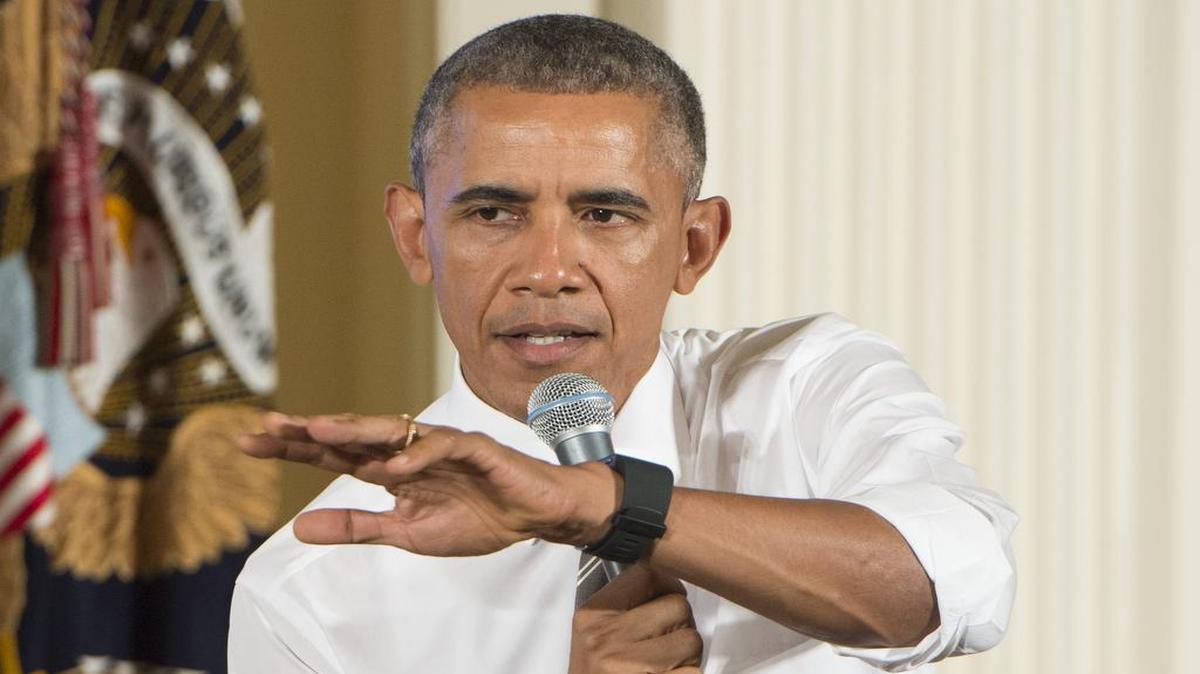 
El presidente estadounidense, Barack Obama, participa en una reunión de trabajadores este miércoles 7 de octubre de 2015, en la Casa Blanca, en Washington (DC, EEUU).