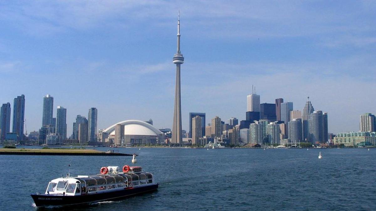 La ciudad de Toronto, una de las principales de Canadá.