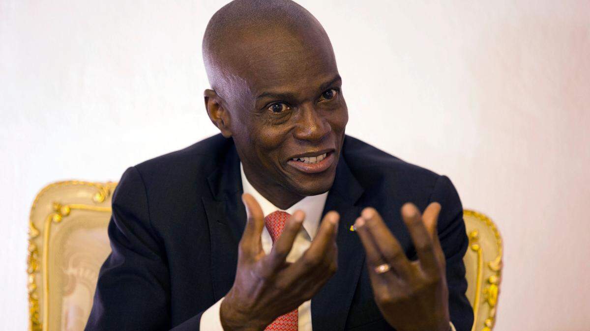 El fallecido presidente haitiano Jovenel Moïse.
