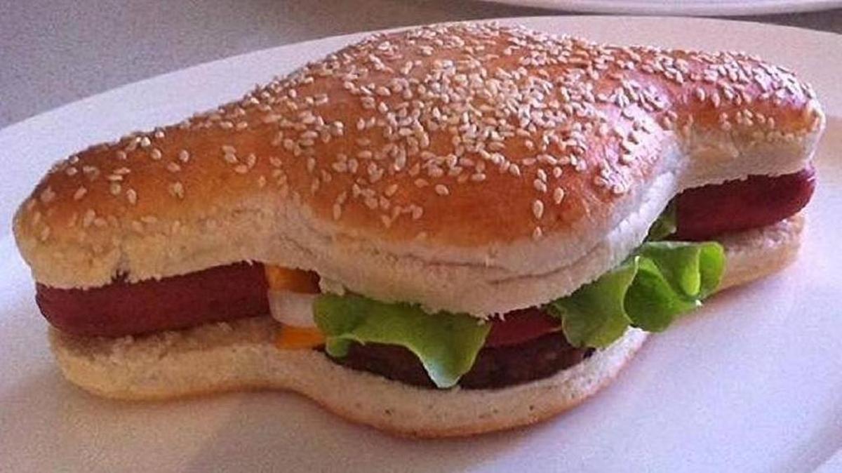 El “Hamdog” es como si fuera una hamburguesa con manillas para agarrala, o como el planeta Saturno aplanado.