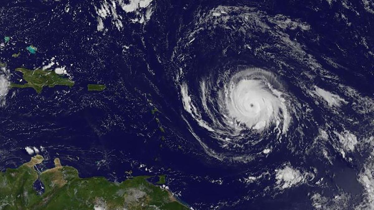 Esta imagen de la NASA muestra el huracán Irma el 4 de septiembre de 2017.