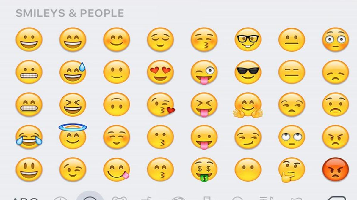 Varios emojis.