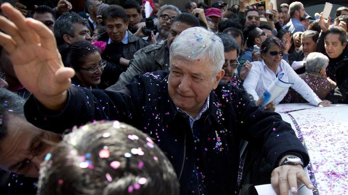 El político izquierdista mexicano Andrés Manuel López Obrador se perfila como favorito para ganar las elecciones de este año.