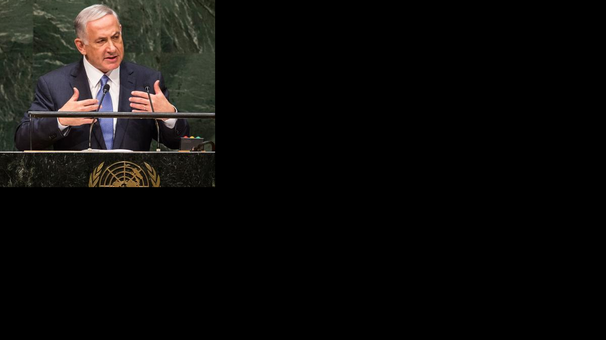
El primer ministro israelí, Benjamin Netanyahu, habla en la Asamblea General de la ONU el pasado 29 de septiembre, en Nueva York.
