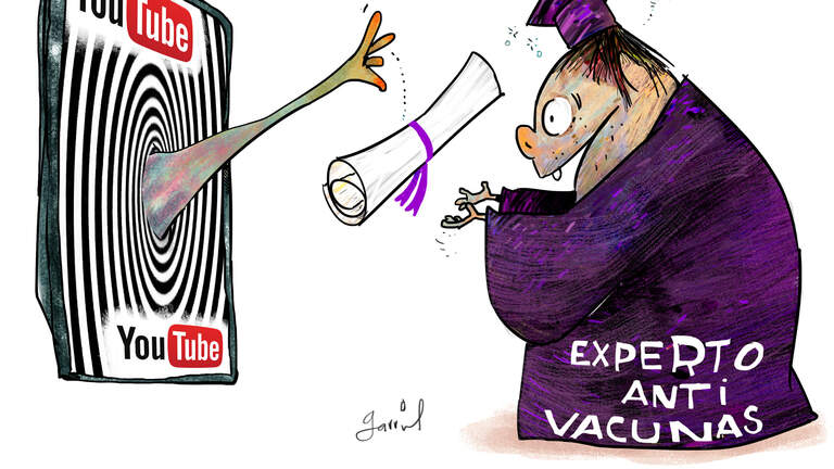 Los expertos antivacunas consiguen sus ‘diplomas’ de YouTube