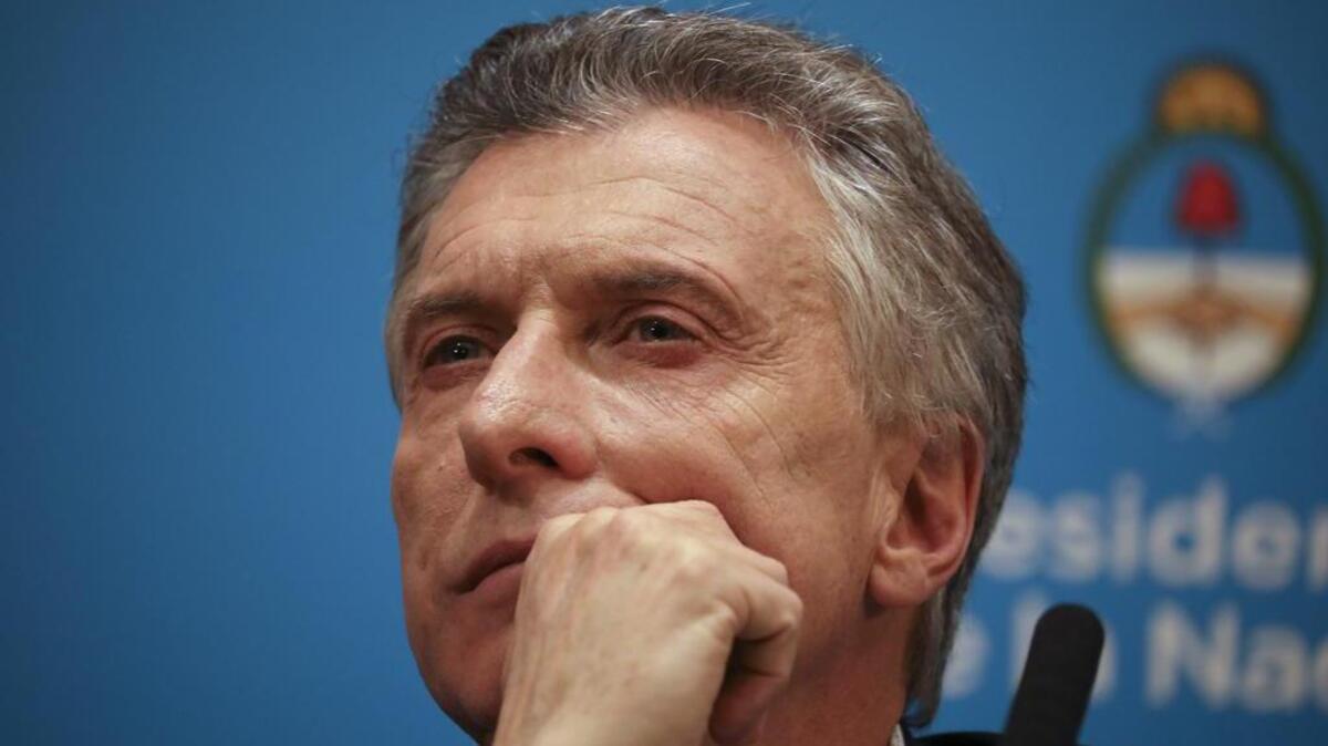 El presidente argentino, Mauricio Macri.