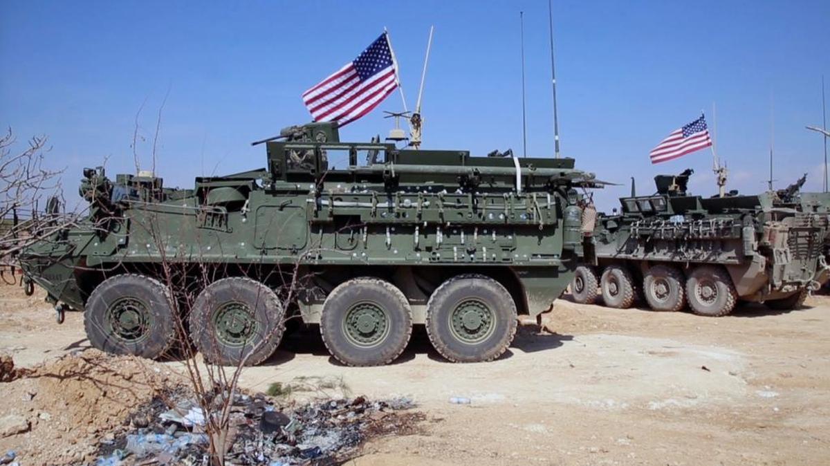 Una imagen tomada de un video de las fuerzas de EEUU tomando posiciones en las afueras de Manbij, en Siria.