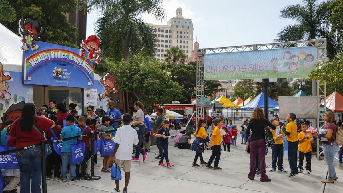 La Feria del Libro de Miami se lleva a cabo en los predios del Miami Dade College.