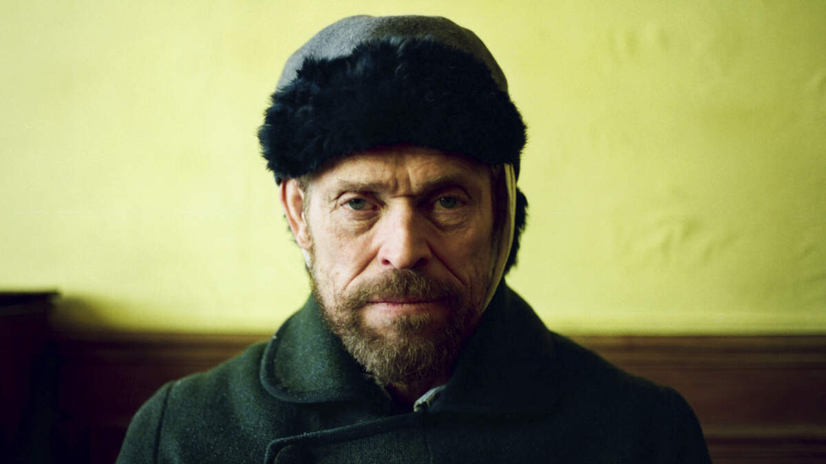 Willem Dafoe interpreta a Vincent Van Gogh en el filme “At Eternity’s Gate”. Dafoe fue nominado a un Globo de Oro por su papel.