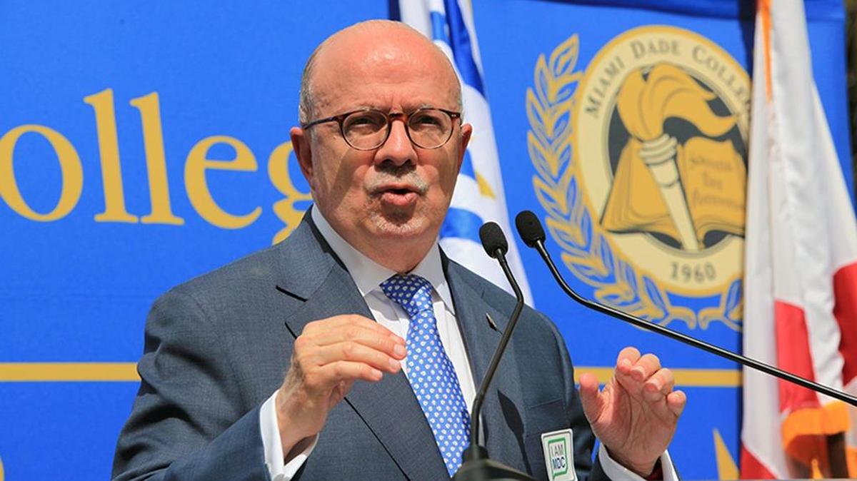 Eduardo J. Padrón, presidente de Miami Dade College, en una imagen de archivo del 6 de septiembre de 2017.