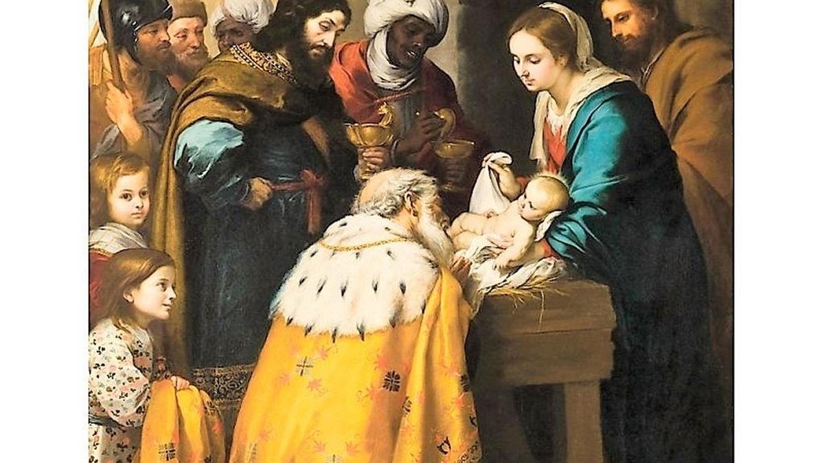 Adoración de los Reyes, de Bartolomé Esteban Murillo