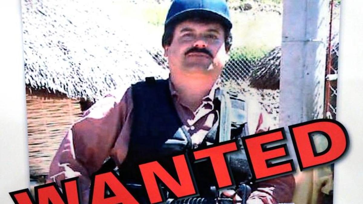 
Un cartel con la imagen del narcotraficante conocido como el Chapo Guzmán se exhibe en una conferencia de la Comisión sobre el Crimen de Chicago, en febrero del 2013.
