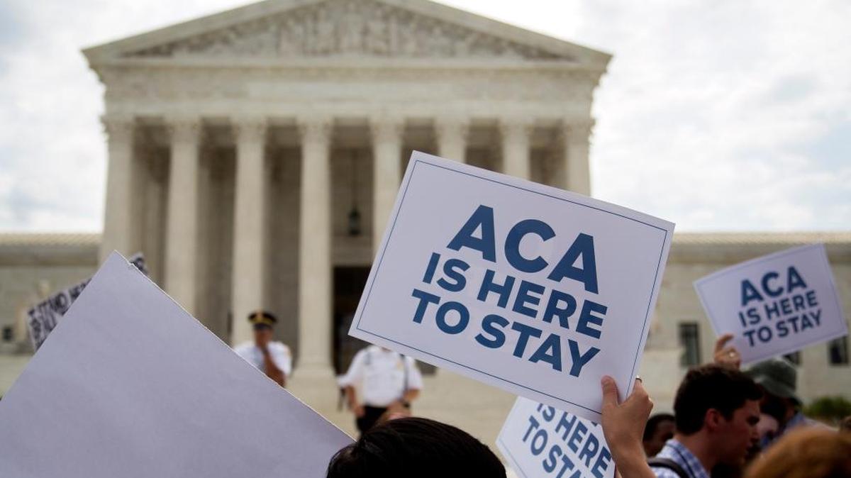 Partidiarios del Affordable Care Act (ACA), conocido como ‘Obamacare’, se manifiestan en su apoyo en junio, en Washington, D.C.