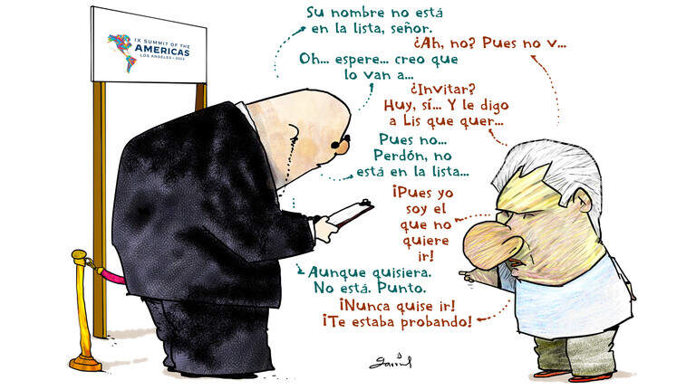 ‘No, señor Díaz-Canel, no insista, usted no está en la lista de invitados de la Cumbre’