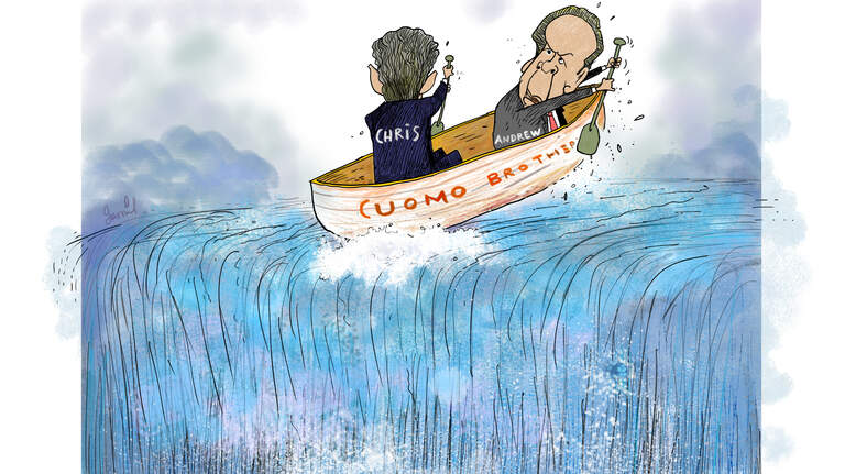 Crisis de credibilidad hunde a los hermanos Cuomo