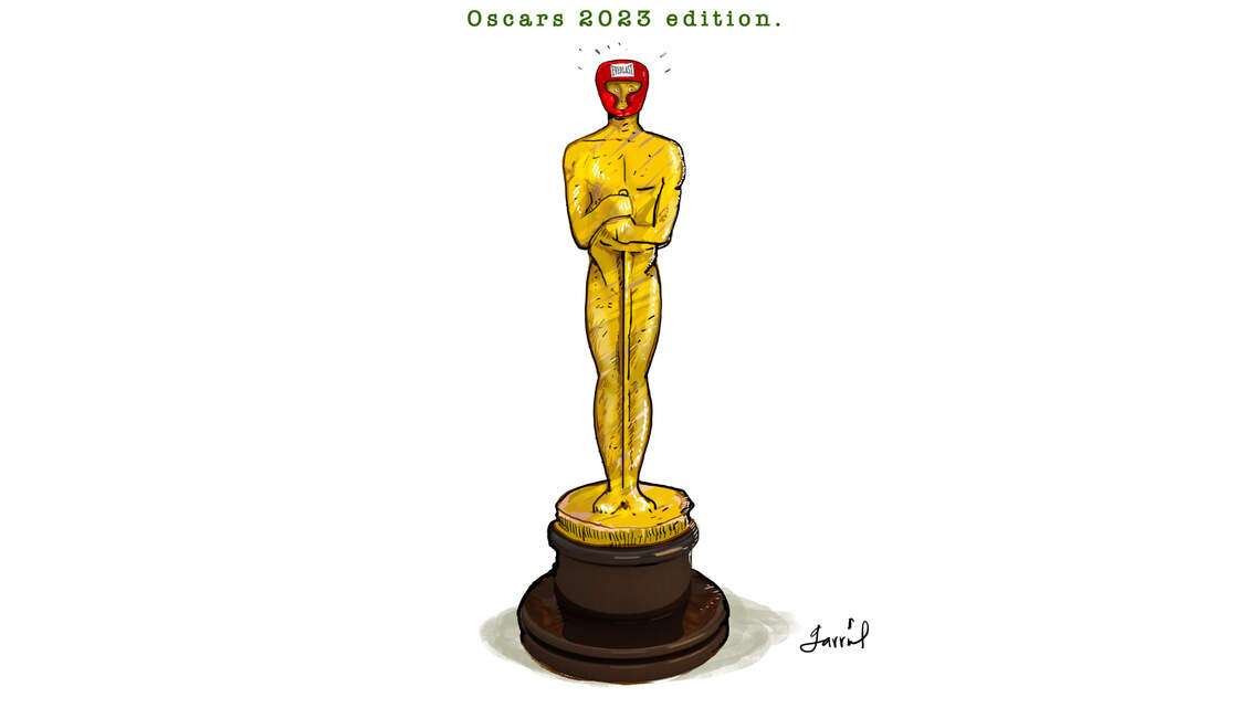Gracias a Will Smith, para la próxima edición de los premios Oscar hay que llevar protección | Caricatura
