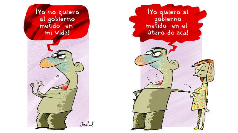 Conservadores no quieren que se entrometan en sus vidas pero si lo hacen con las mujeres