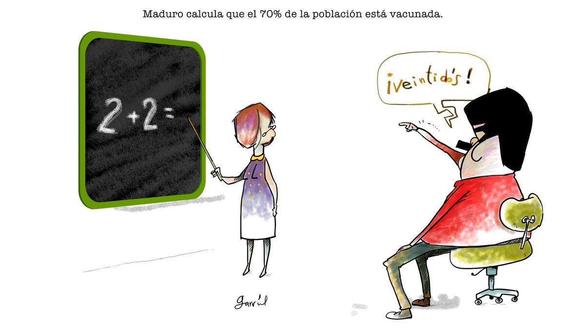 Ya sabemos que Maduro no es bueno con los números