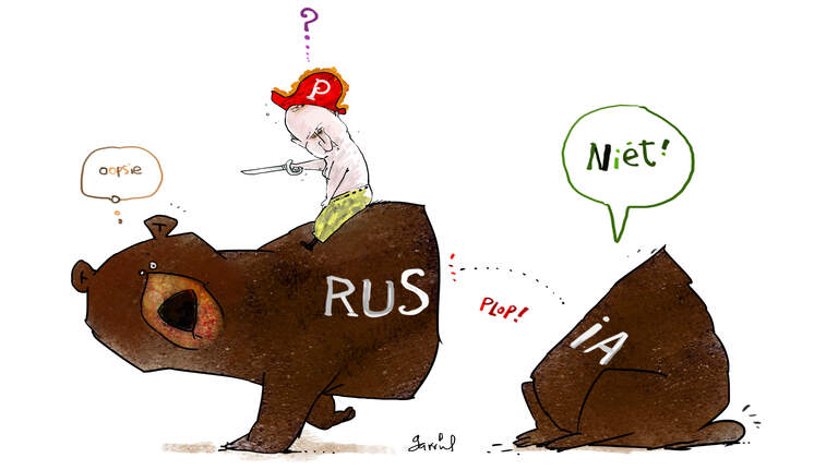 Parece que el ‘oso ruso’ está dividido y pierde fuerza