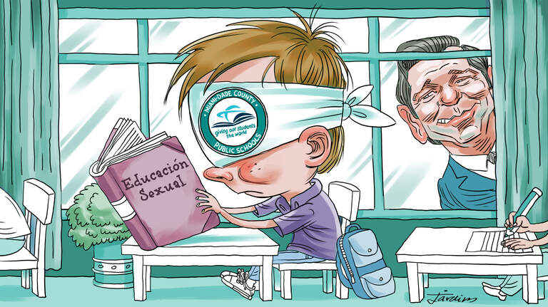 Ron DeSantis se entromete en la educación sexual de los niños de Miami