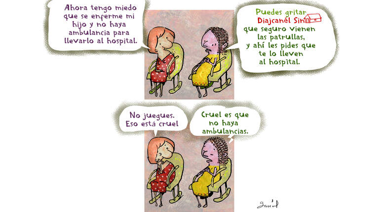 Caricatura de Garrincha, martes 19 de julio de 2022.