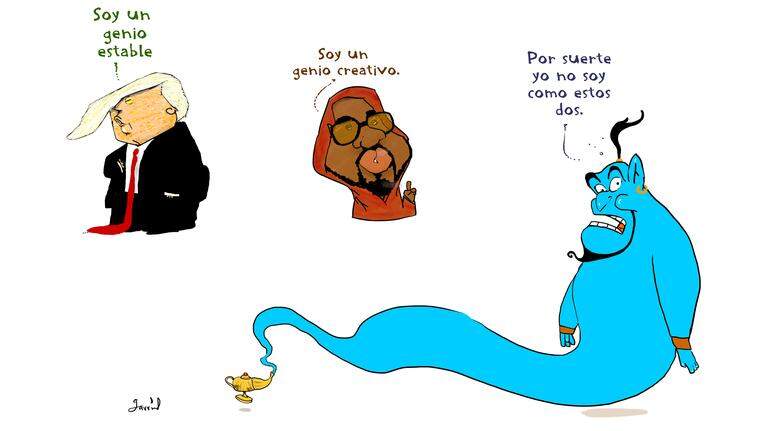 Trump y Kanye West, ni genios, ni estables, ni creativos