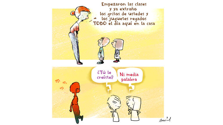 Comienzan las clases y las madres van a extrañar a sus hijos