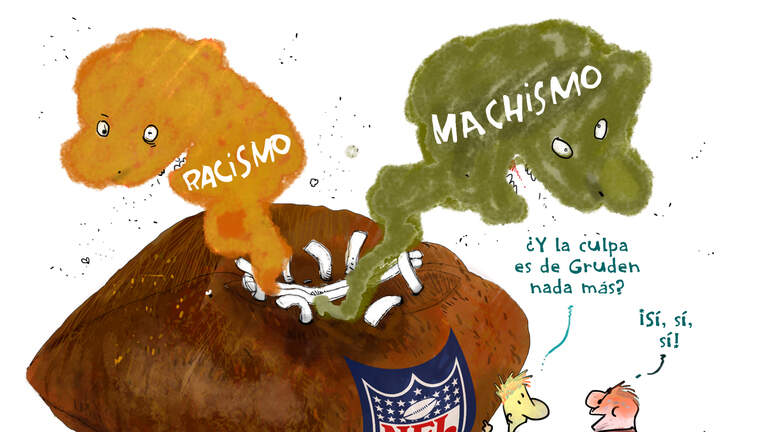 El machismo y el racismo se manifiestan en el football profesional NFL