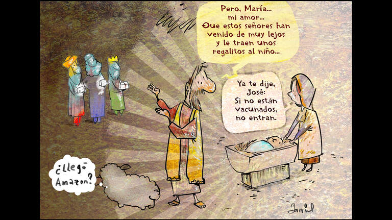 Nochebuena y ‘nochesana’: la Virgen María no quiere pasar ningún riesgo