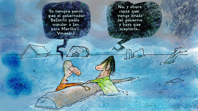 Tras la destrucción causada por el huracán Ian, ahora DeSantis le toca aceptar ayuda federal