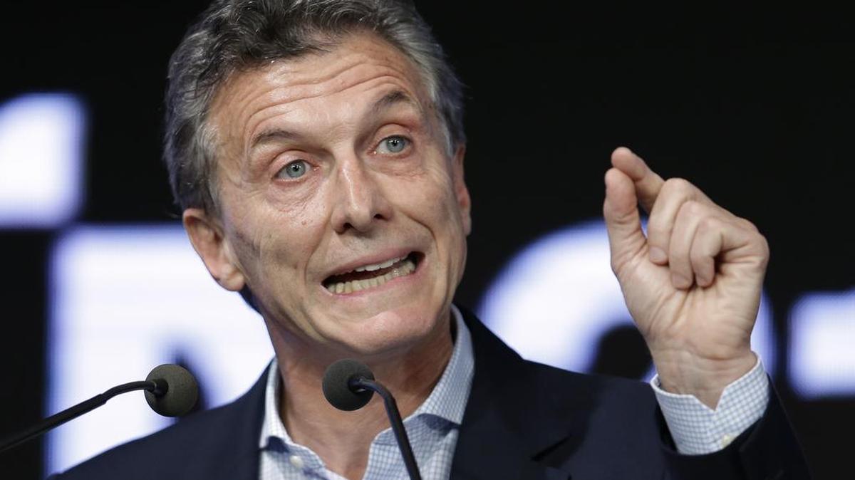 El presidente de Argentina, Mauricio Macri.