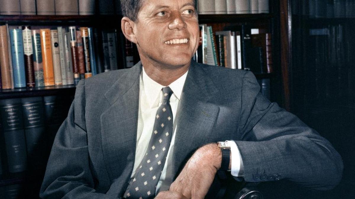 El presidente John F. Kennedy.
