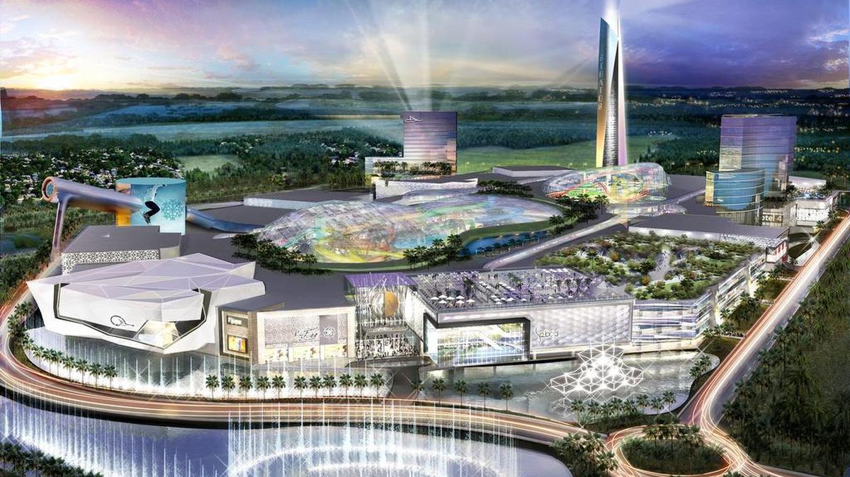 A rendering of the American Dream mega-mall