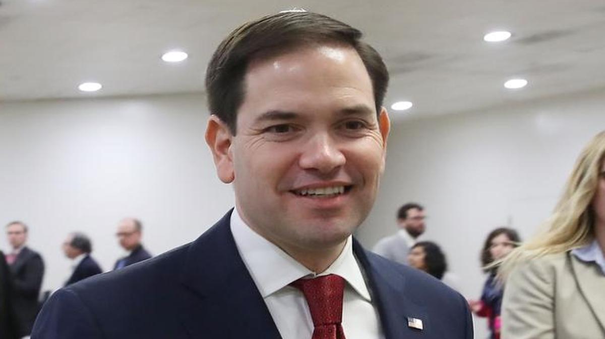El senador Marco Rubio llega al Senado en Washington para una votación el pasado 7 de febrero.