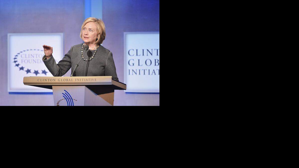 
La ex secretaria de Estado Hillary Clinton participa en un evento de la Iniciativa Global Clinton la semana pasada en Nueva York.
