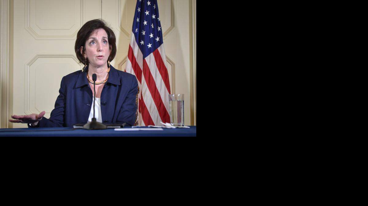 
La subsecretaria de Estado para el Hemisferio Occidental, Roberta S. Jacobson, ofrece una conferencia de prensa en La Habana el 23 de enero.
