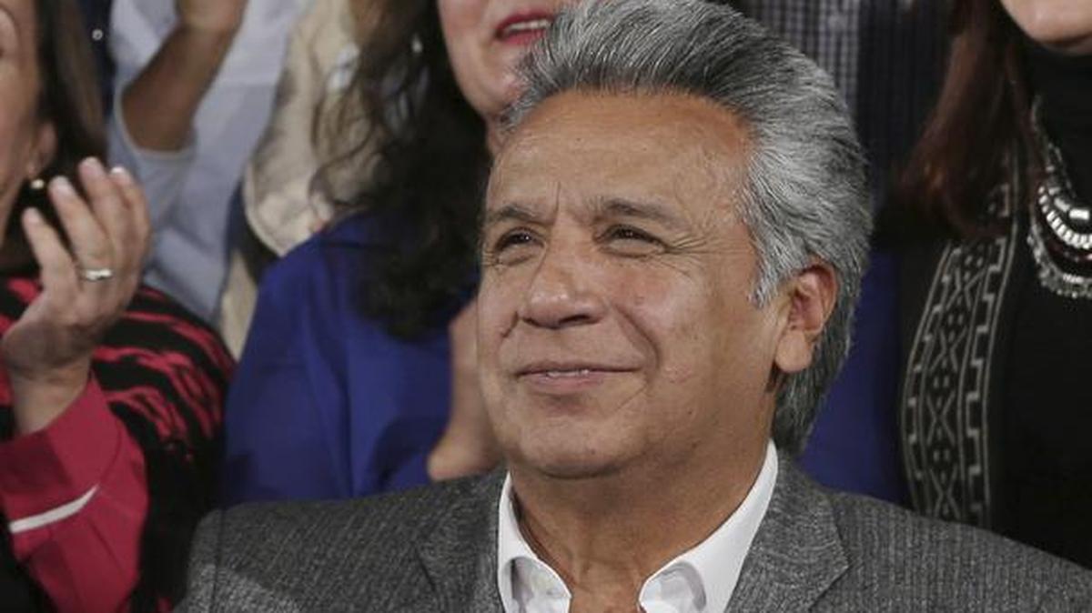El presidente electo de Ecuador, Lenín Moreno el 4 de abril en Quito.