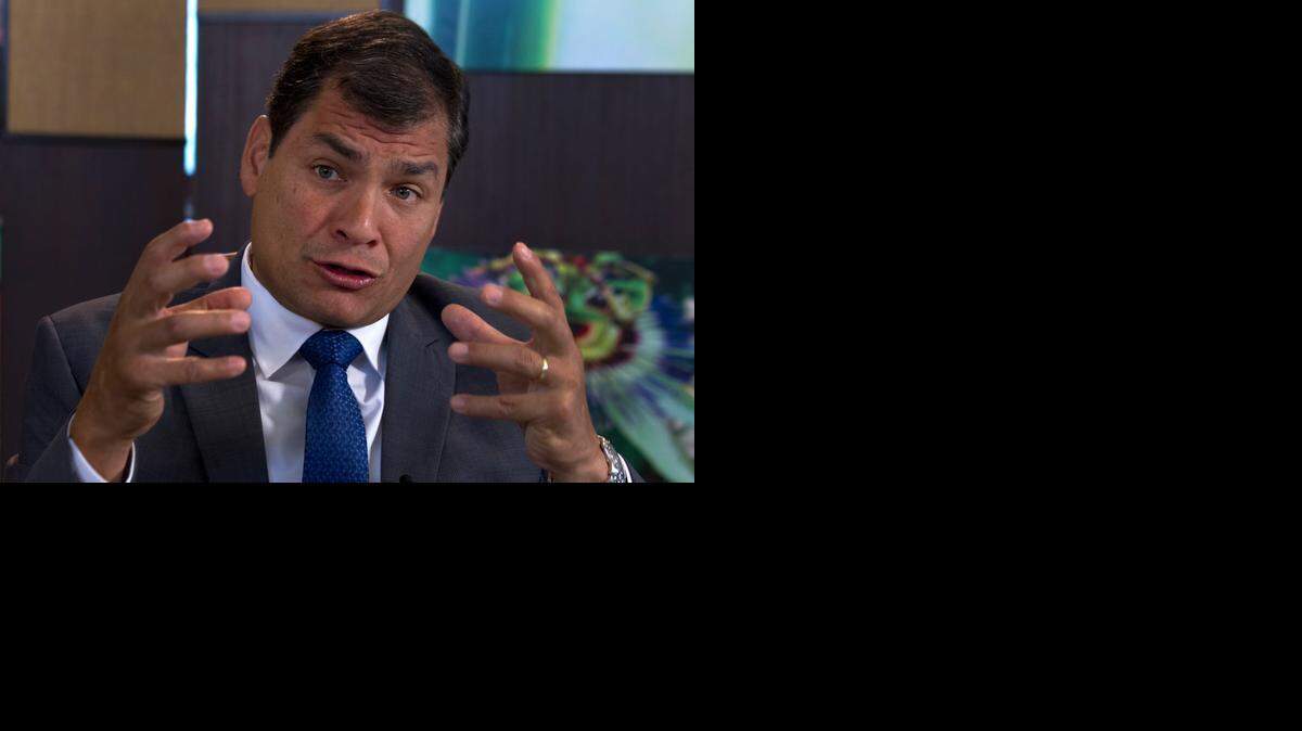 
El presidente de Ecuador Rafael Correa.

