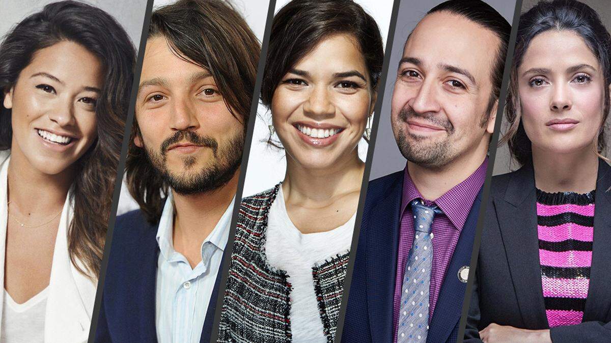 Los artistas Gina Rodríguez, Diego Luna, America Ferrera, Lin-Manuel Miranda y Salma Hayek son parte de la generación latinx de actores y actrices en Estados Unidos.  
