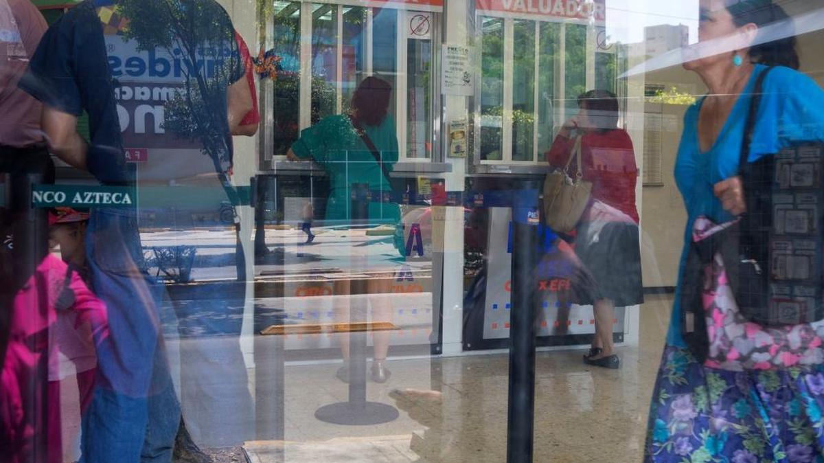 Una oficina de envío de dinero en Ciudad de México.