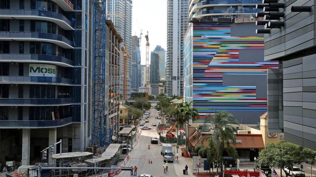 El desarrollo urbano en el área de Brickell la ha convertido en uno de los distritos más caros de Miami.