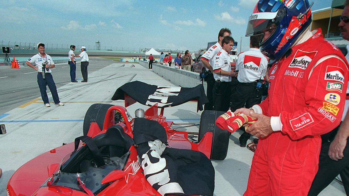 El piloto brasileño Emerson Fittipaldi, enuna foto de 1996.