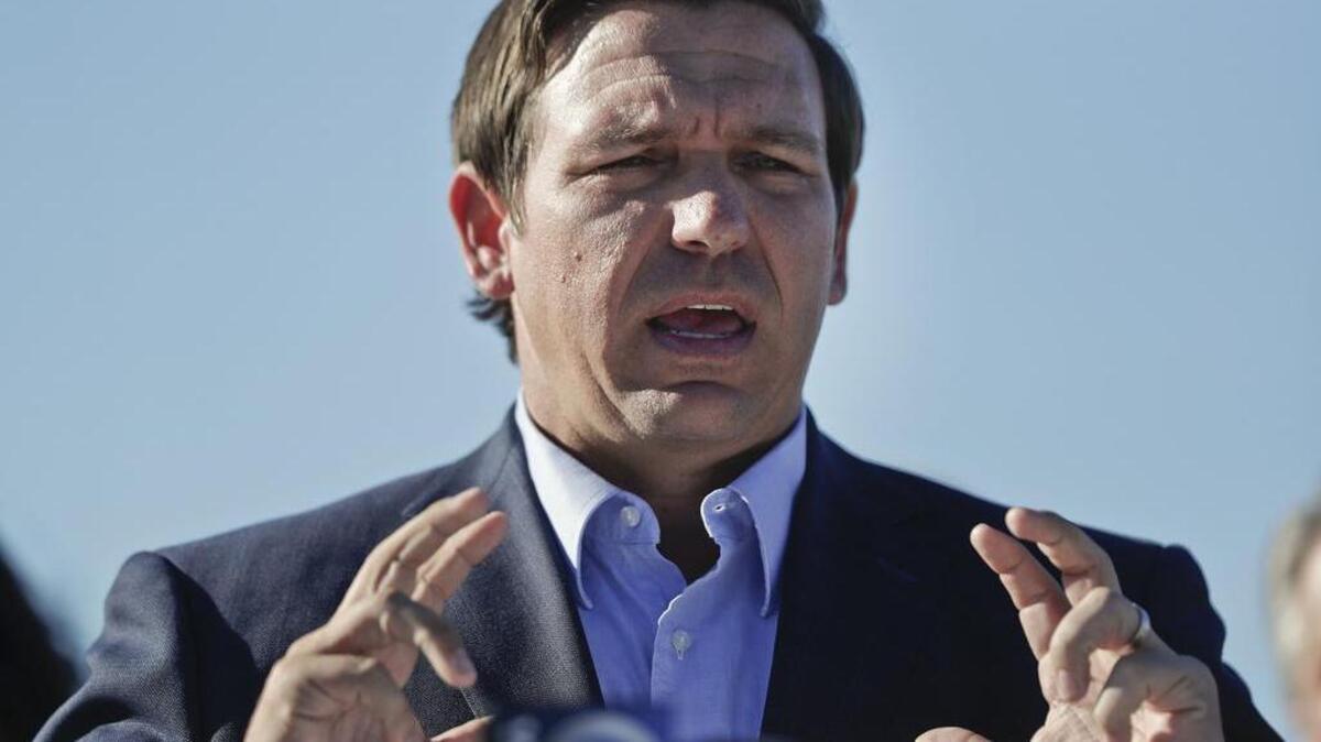 El gobernador de la Florida, Ron DeSantis, el una foto del 29 de enero del 2019.